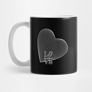 love heart 3d Mug